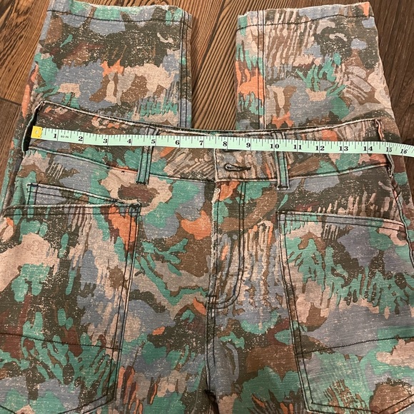 Anthropologie Pilcro Utility Eclectic Camo Trousers Size 27 - Picture 4 of 9